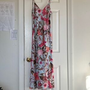 Victoria’s Secret Floral Satin Dress NWOT